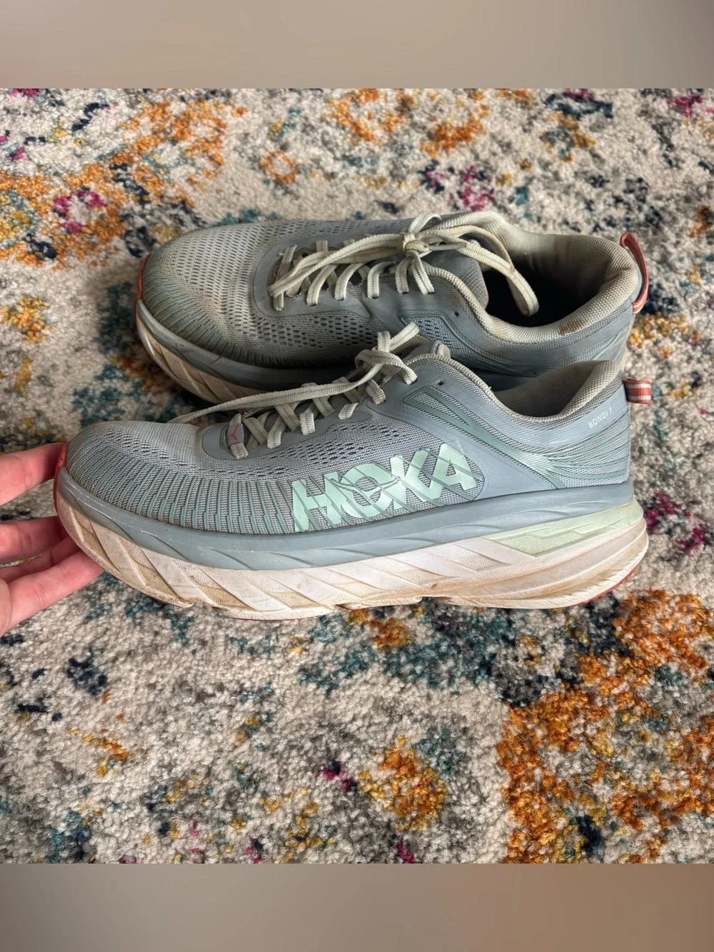 HOKA Bondi 7 Women's running shoes size 9